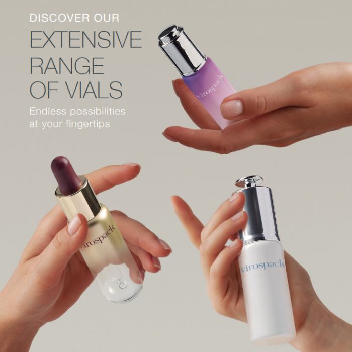 Discover Virospack's Versatile Range of Tubular Glass Vials for Premium Cosmetic Packaging